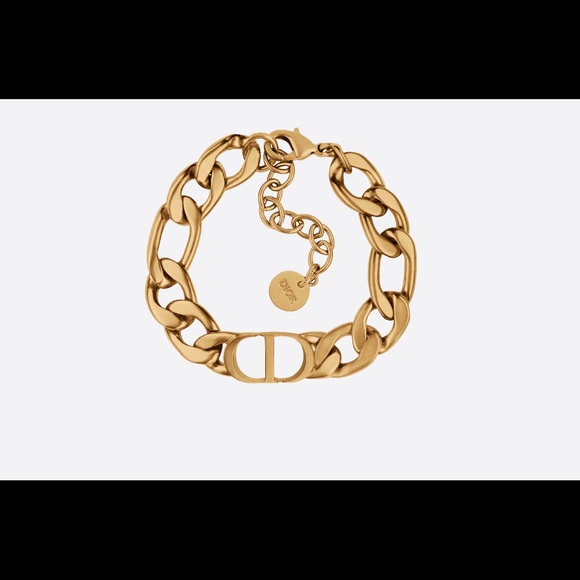 GORGEOUS NEW DIOR GOLD LINK CD BRACELET - Picture 5 of 7
